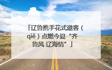 辽鲁携手花式邀客（qiě）点燃今夏“齐鲁风 辽海情”