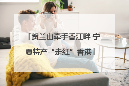 贺兰山牵手香江畔 宁夏特产“走红”香港
