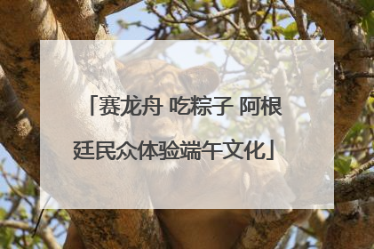 赛龙舟 吃粽子 阿根廷民众体验端午文化