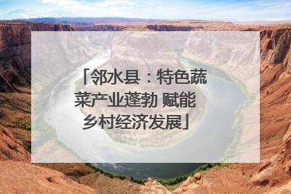 邻水县：特色蔬菜产业蓬勃 赋能乡村经济发展