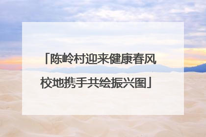 陈岭村迎来健康春风 校地携手共绘振兴图