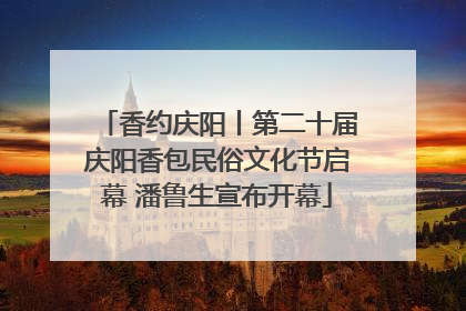 香约庆阳丨第二十届庆阳香包民俗文化节启幕 潘鲁生宣布开幕
