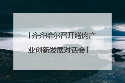 齐齐哈尔召开烤肉产业创新发展对话会