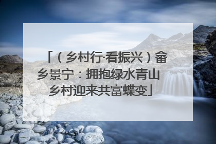 （乡村行·看振兴）畲乡景宁：拥抱绿水青山 乡村迎来共富蝶变