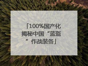 100%国产化 揭秘中国“蓝盔”作战装备