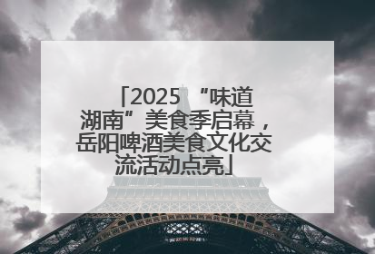 2025 “味道湖南”美食季启幕，岳阳啤酒美食文化交流活动点亮