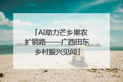AI助力芒乡果农扩销路——广西田东乡村振兴见闻